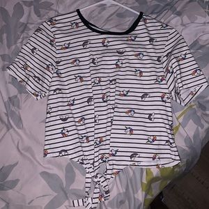 Juniors Unicorn Short T-Shirt (never worn)